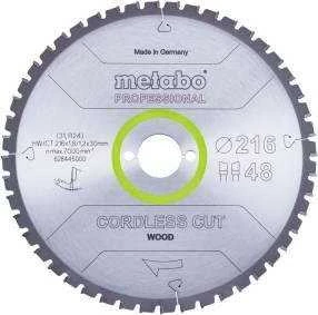 Metabo pjovimo diskas 216x30 mm su 48 dantimis