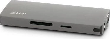 Jungas. stot. LMP USB-C Travel Dock 4K 9 Port pilkas