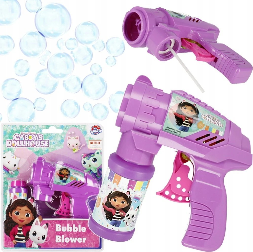 Mc Banki Mydlane Muilo burbuliukai 60ml Gabbys MEGA CREATIVE pistoletas 528966