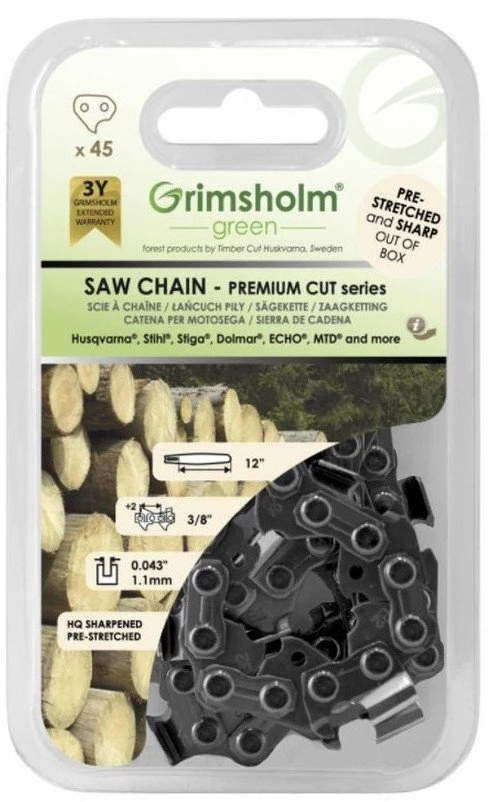 Grimsholm Grandininių pjūklų grandinė 803, 3/8″