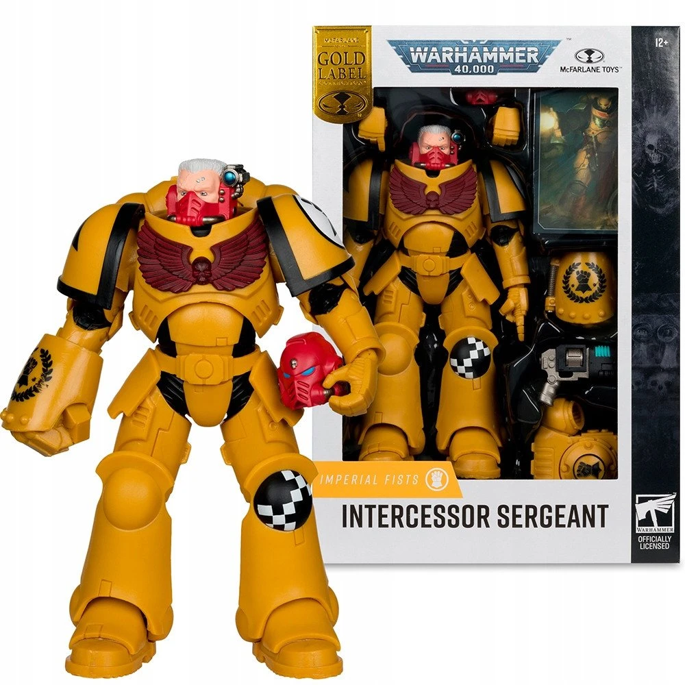 Carruzzo McFarlane Warhammer užtarėjo seržanto figūrėlė, 7 colių