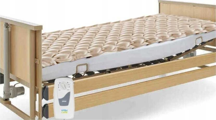 Vitea Care Antidekubitinė Čiužinys - Elektrinis Siurblys Vienvietis 120kg rusvai gelsvas