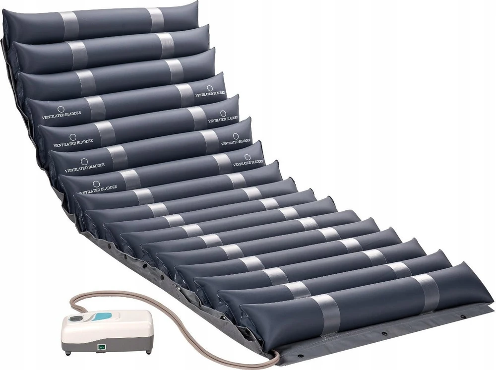 MDH Slėgį Mažinantis Čiužinys - Alternatyvaus Slėgio Čiužinys 140 kg, 850 mm x 190 cm x 115 mm, PVC, su Elektriniu Siurbliu