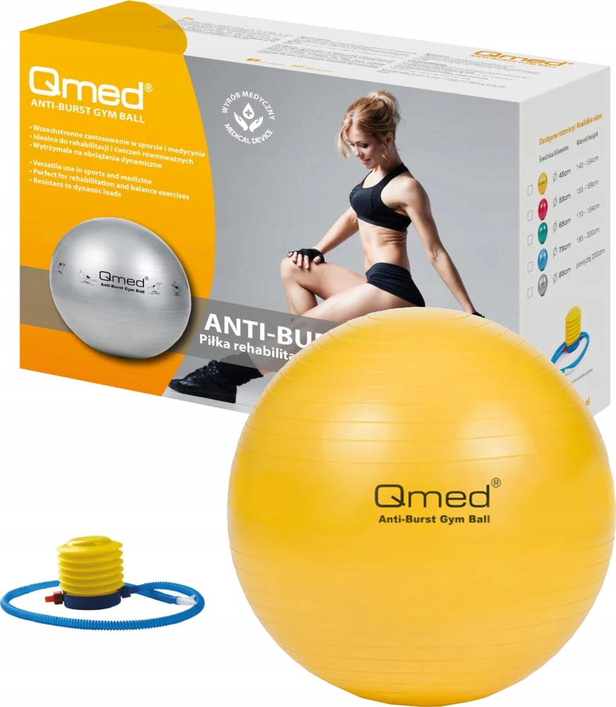 mdh ABS reabilitacinis kamuolys su pompa 45cm