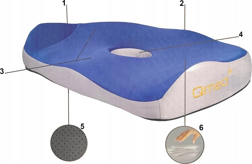 MDH Ortopedinė Pagalvėlė - Qmed Comfort Seat 13"