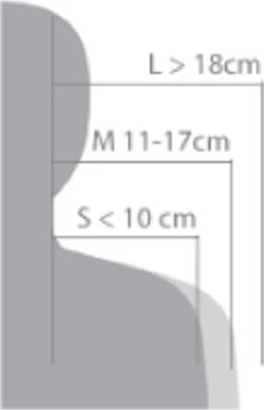 mdh Reabilitacinė miego pagalvė CONTOUR PILLOW - S