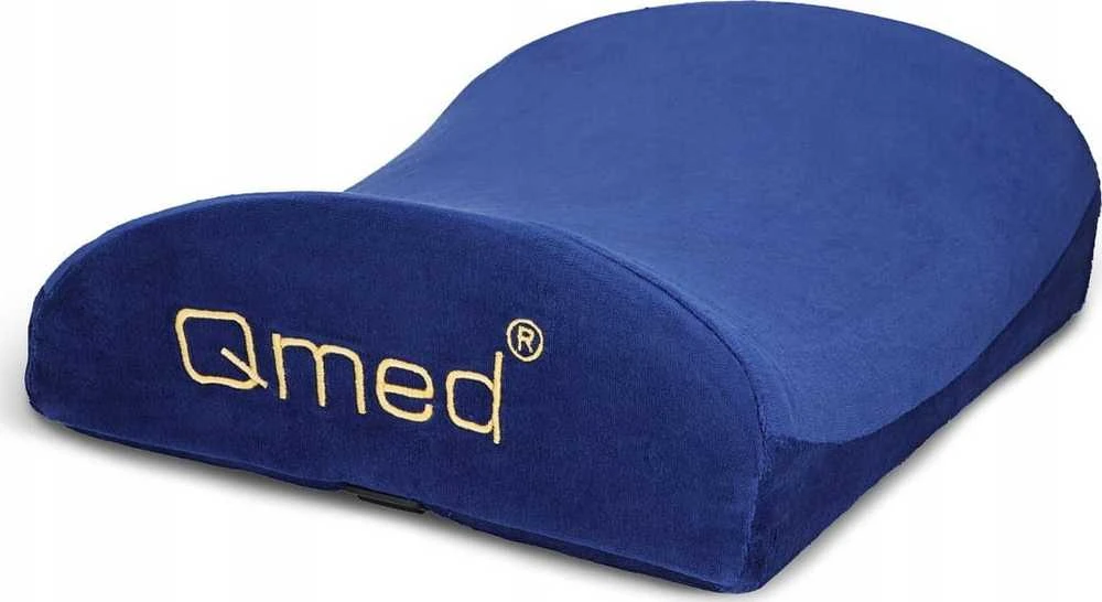 MDH Ergonominė Pagalvėlė - Qmed Juosmens Atrama 400x330x120mm PU Medvilnė Poliesteris
