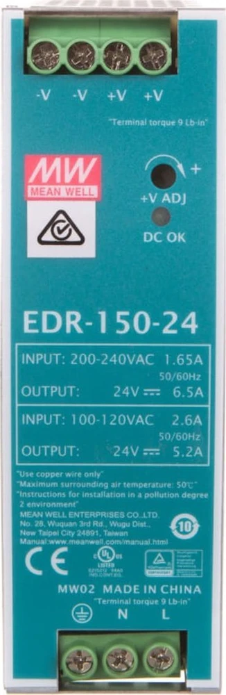 IMPULSINIS MAITINTUVAS EDR-150-24 MEAN WELL