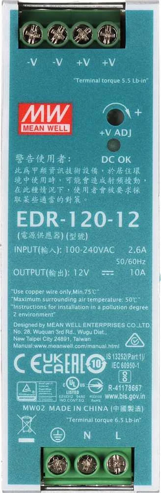 IMPULSINIS MAITINTUVAS EDR-120-12 MEAN WELL
