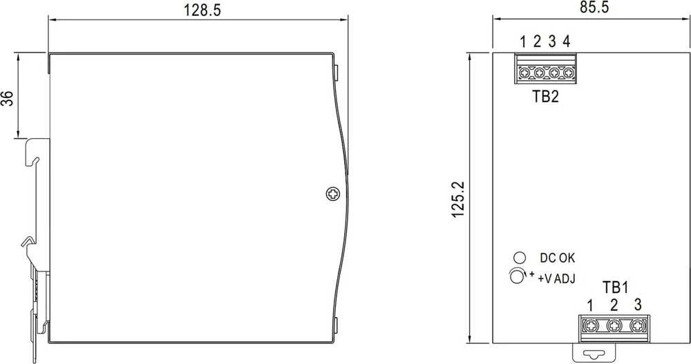 IMPULSINIS MAITINTUVAS NDR-480-24 MEAN WELL
