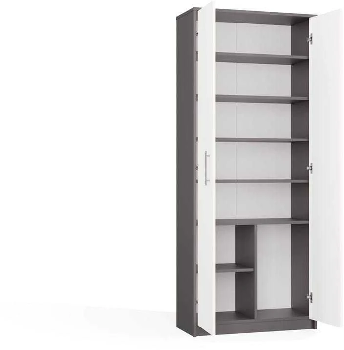 „Top E Shop“ OLIV 2D UŽDARA LENTYNA, ANTRACITO/Baltas KOMPLEKTAS
