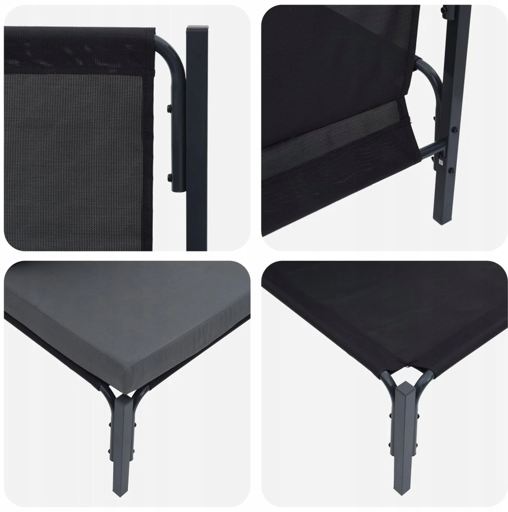 Lauko Baldai 3 Vienetas Antracitas 80 x 80 x 71 cm Plienas