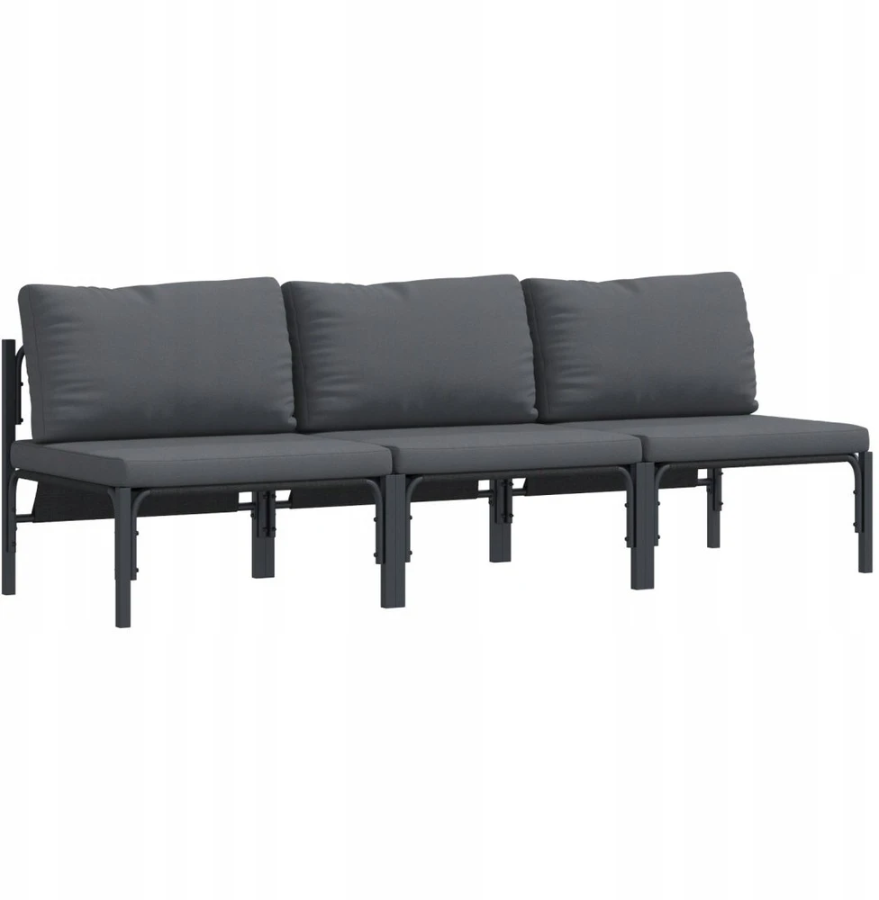 Lauko Baldai 3 Vienetas Antracitas 80 x 80 x 71 cm Plienas