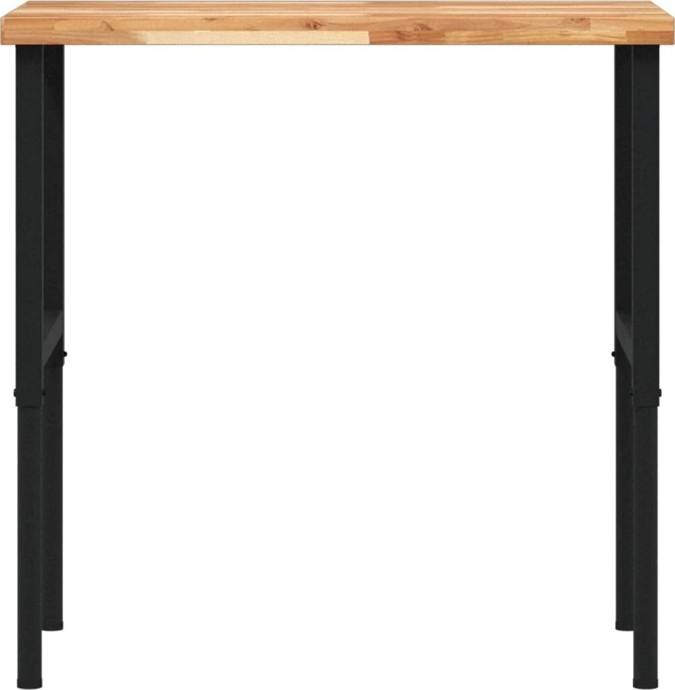 Darbastalis, 100x60x(73-99,5)cm, bukmedis, stačiakampis