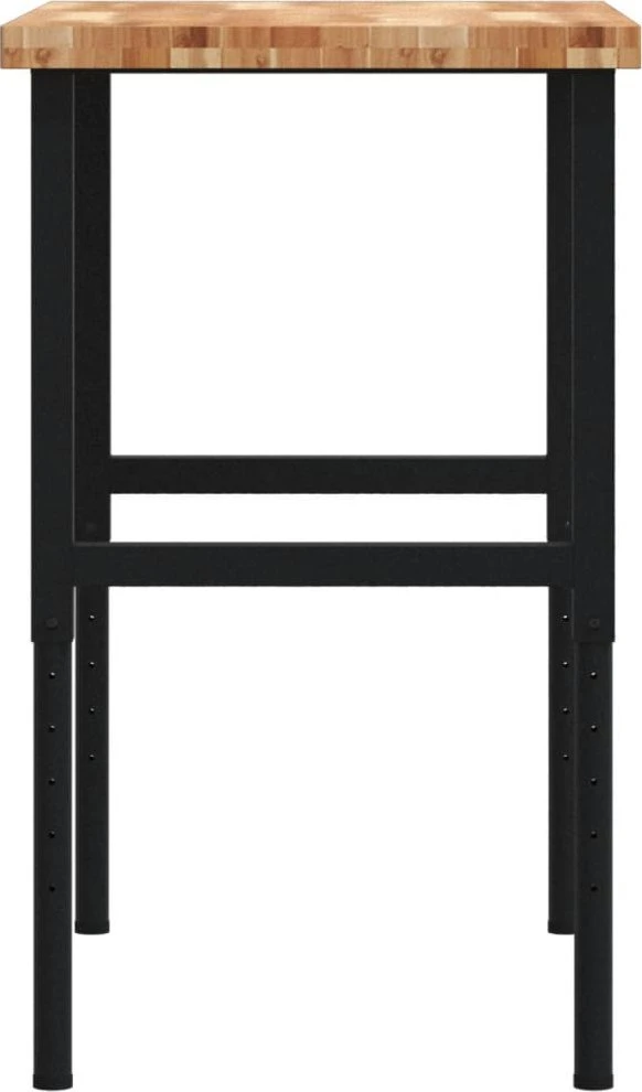 Darbastalis, 100x60x(73-99,5)cm, bukmedis, stačiakampis