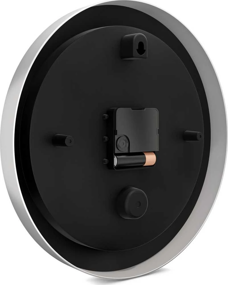Mebus Mebus 52451 wireless sieninis laikrodis sidabrinis