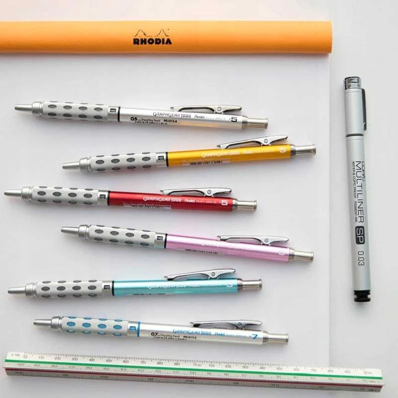 Pentel Automatinis pieštukas Pentel GraphGear 1000 0.5 mm