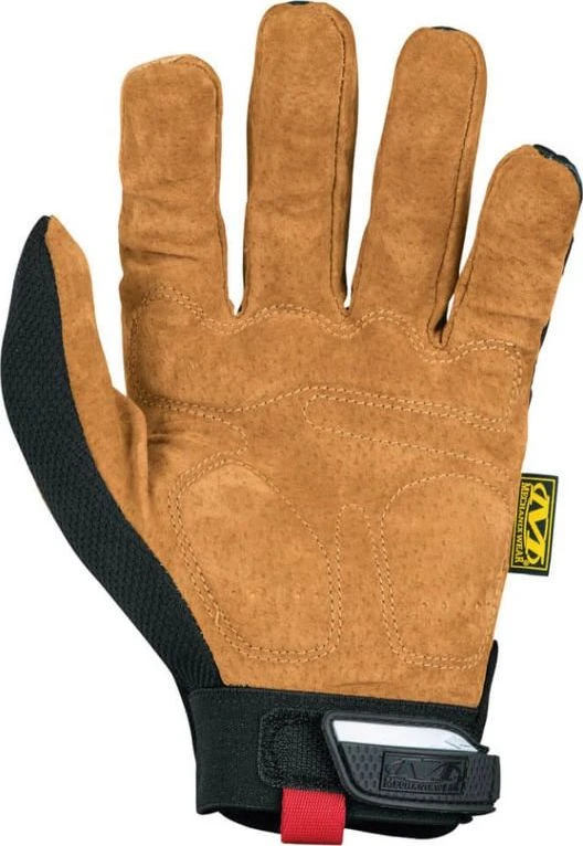 Mechanix Wear Pirštinės Mechanix Durahide™ M-Pact® S dydis. Velcro, TrekDry®, dirbtinė oda 4X, delno, krumplių, Armortex®, pirštų apsauga, D30® apsauga nuo vibracijos
