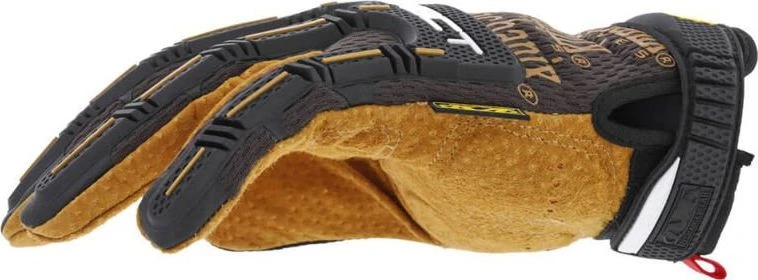 Mechanix Wear Pirštinės Mechanix Durahide™ M-Pact® S dydis. Velcro, TrekDry®, dirbtinė oda 4X, delno, krumplių, Armortex®, pirštų apsauga, D30® apsauga nuo vibracijos