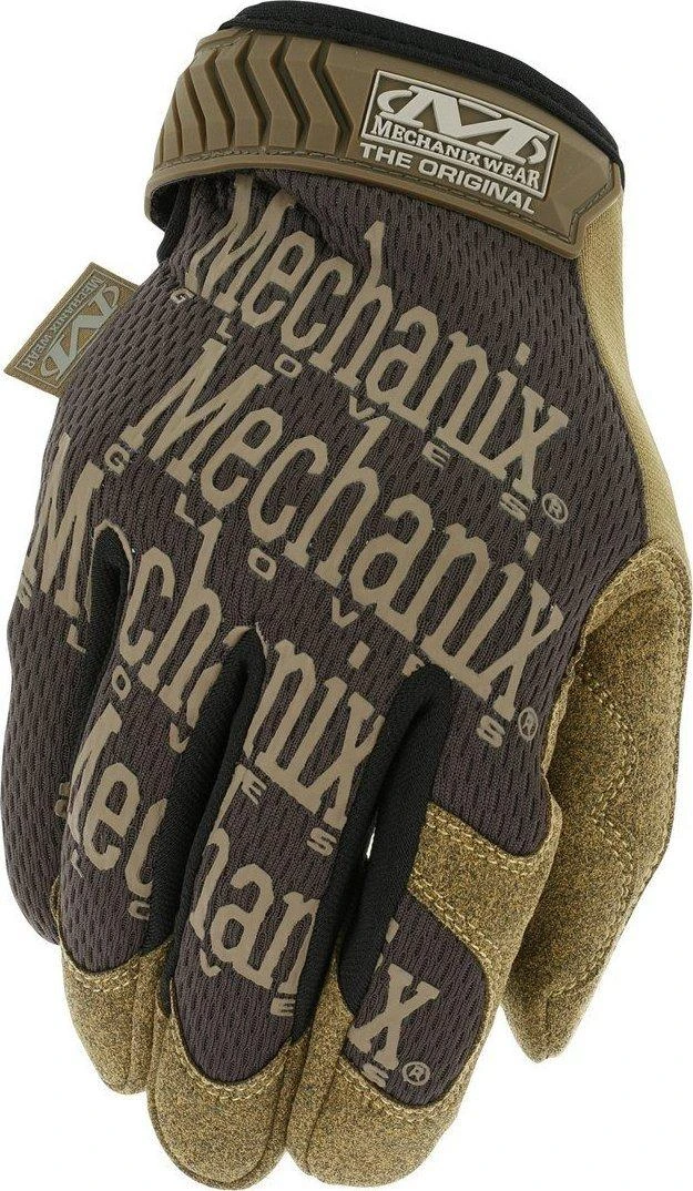 Mechanix Wear Pirštinės The Original® rudos M dydis. Velcro, dirbtinė oda, TrekDry®