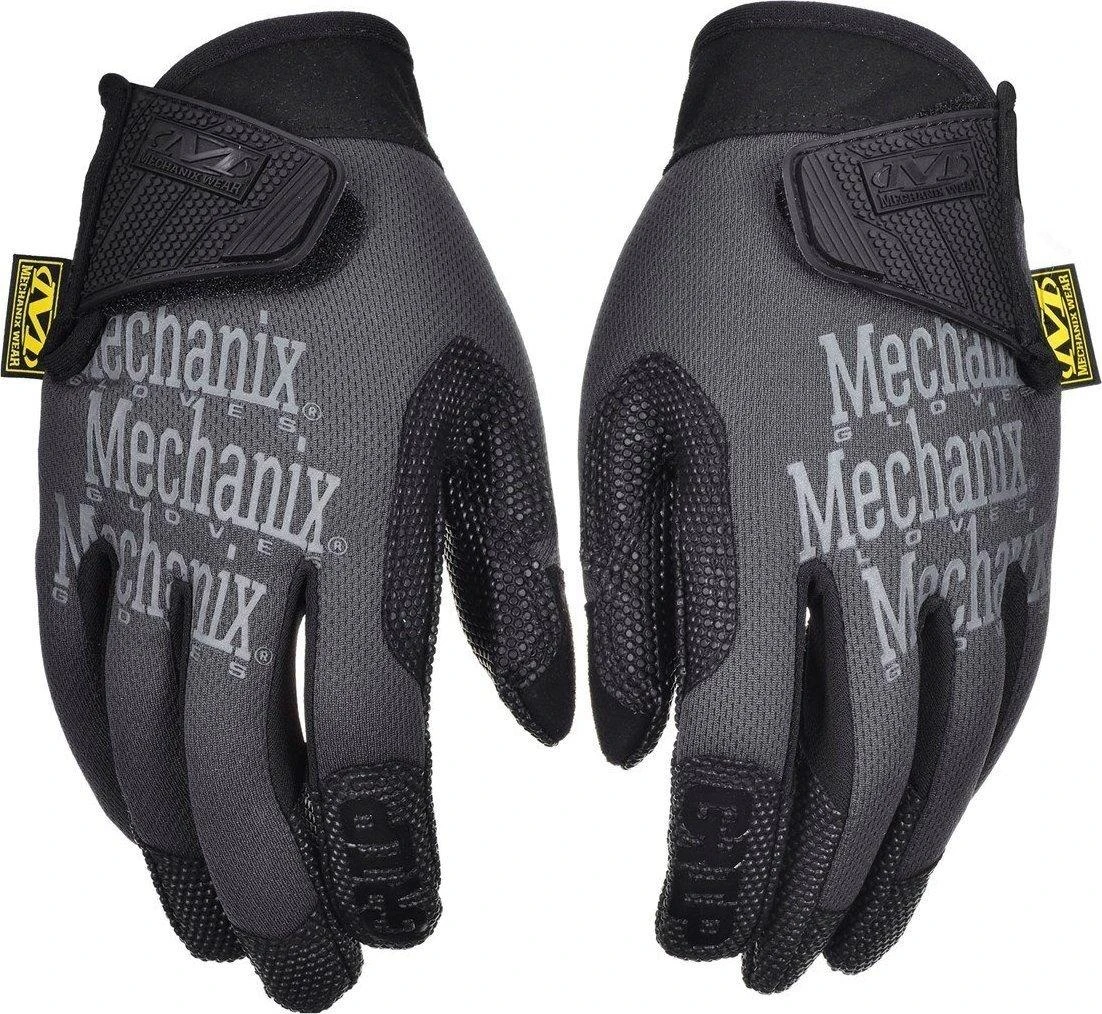 Mechanix Wear Pirštinės Mechanix Specialty Grip juodos/pilkos M dydis. Velcro, gumuotas delnas, Trek Dry