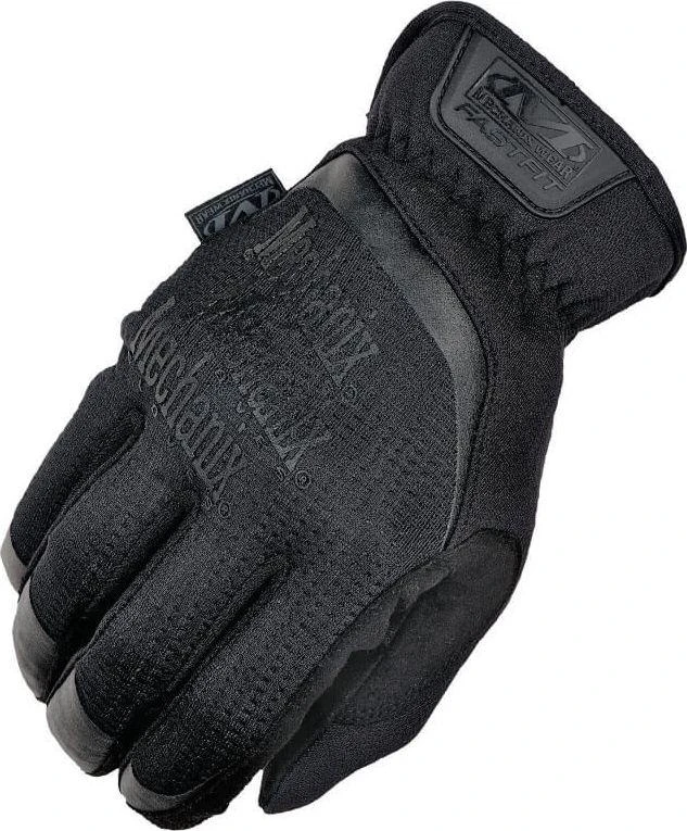 Mechanix Wear Pirštinės Mechanix FastFit® juodos, XL dydis. Rauktas rankogalis, 0.6 mm dirbtinė oda, TrekDry®, touchscreen technologija