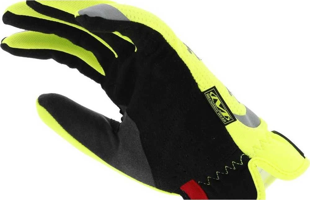 Mechanix Wear Pirštinės Mechanix FastFit® HiViz geltonos XXL dydis. Rauktas rankogalis, dirbtinė oda, TrekDry®, šviesą atspindintys užrašai