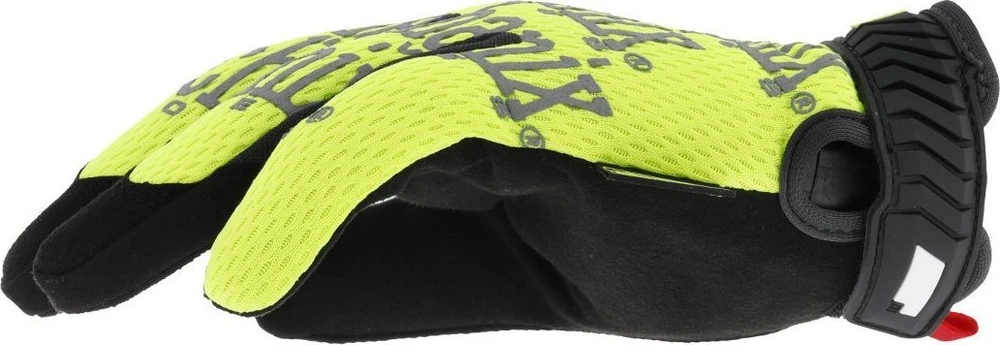 Mechanix Wear Pirštinės MECHANIX ORIGINAL HI-VIZ geltonos XL dydis. Velcro, dirbtinė oda, TrekDry®, šviesą atspindintys užrašai