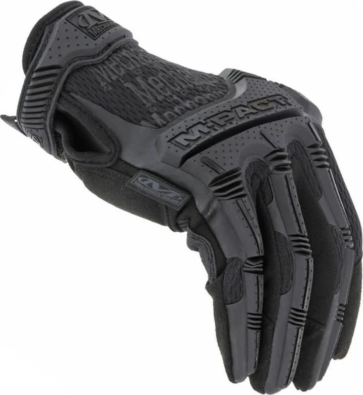 Mechanix Wear Pirštinės Mechanix M-Pact® Covert juodos S dydis. Velcro, TrekDry®, dirbtinė oda, delno, krumplių, Armortex®, pirštų apsauga, D30® apsauga nuo vibracijos
