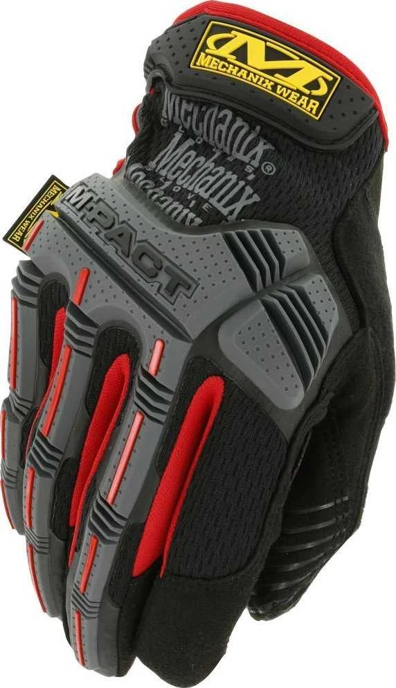 Mechanix Wear Pirštinės Mechanix M-Pact® 52 juodos/raudonos S dydis. Velcro, TrekDry®, dirbtinė oda, delno, krumplių, Armortex®, pirštų apsauga, D30® apsauga nuo vibracijos