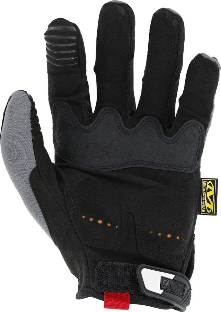 Mechanix Wear Pirštinės Mechanix M-Pact® 08 juodos/pilkos XL dydis. Velcro, TrekDry®, dirbtinė oda, delno, krumplių, Armortex®, pirštų apsauga, D30® apsauga nuo vibracijos