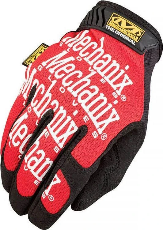Mechanix The Original pirštinė raudona su užrašu
