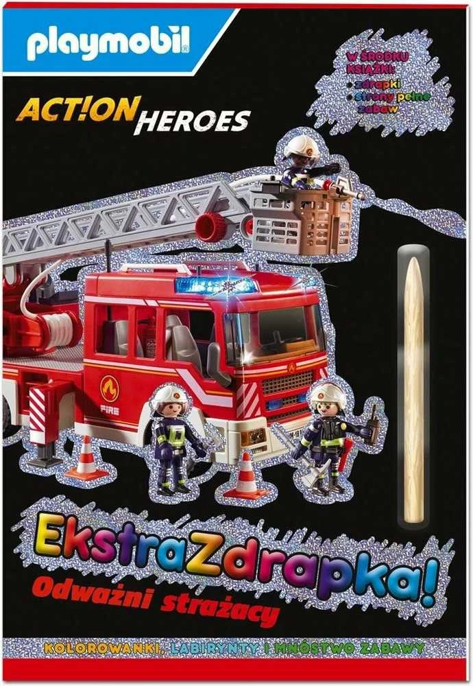 Žiniasklaidos paslaugos „Zawada“ „Playmobil Action Heroes Extra Scratch“ kortelė