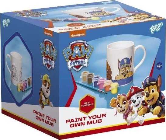 Spin Master "Paw Patrol" dažomas porcelianinis puodelis 235 ml dovanų dėžutėje