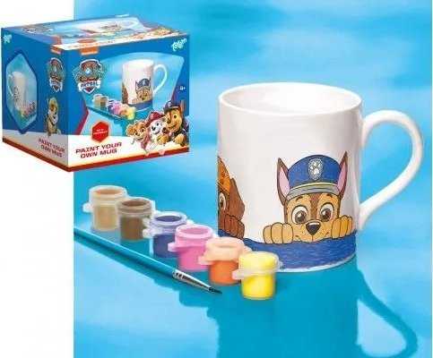 Spin Master "Paw Patrol" dažomas porcelianinis puodelis 235 ml dovanų dėžutėje
