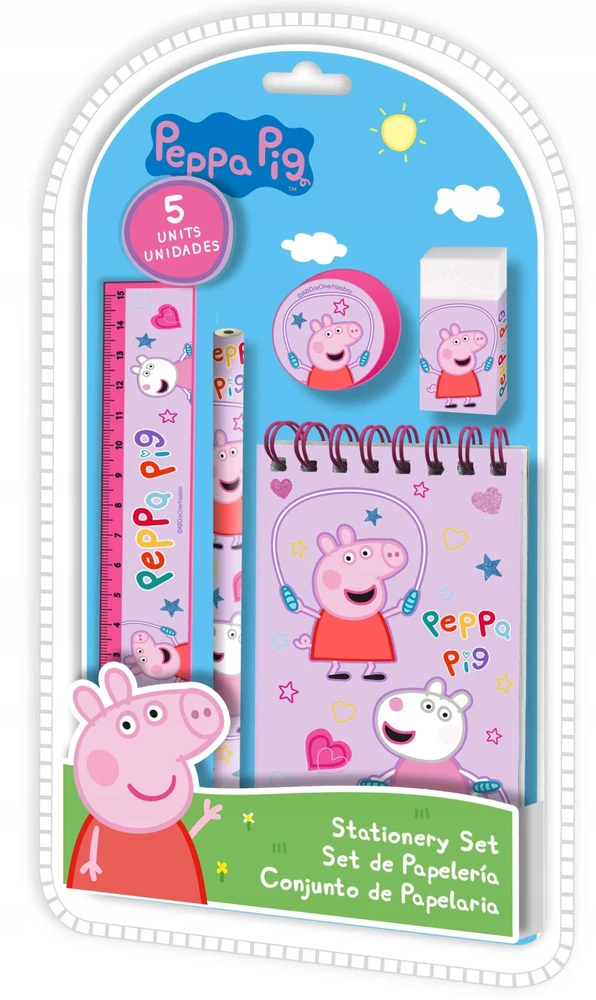 Media Service Zawada PEPPA Piga raštinės reikmenų rinkinys