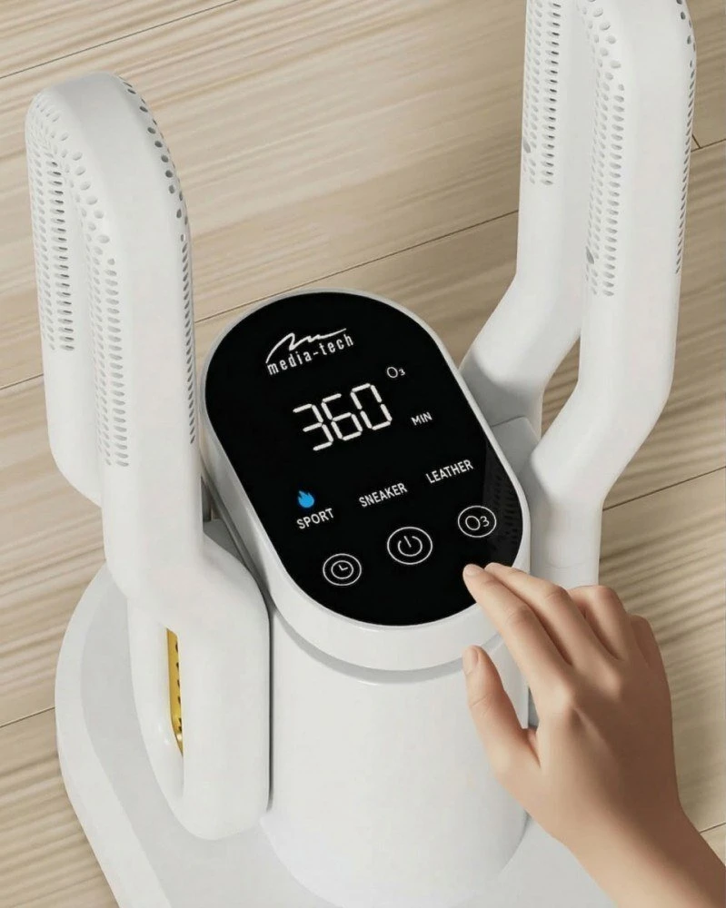 Media tech BATŲ DŽIOVINTUVAS OZONE PRO+ MT6539 – Batų džiovintuvas su ozono dezinfekcija.