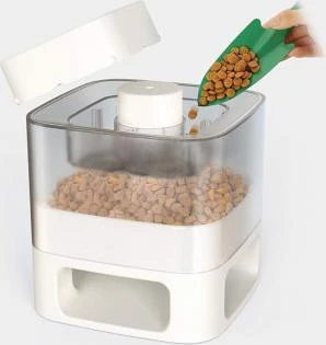 Media-Tech Šunų Maisto Dozatorius - Doggy Village Mt7130w Baltas Mechaninis Dispenzeris