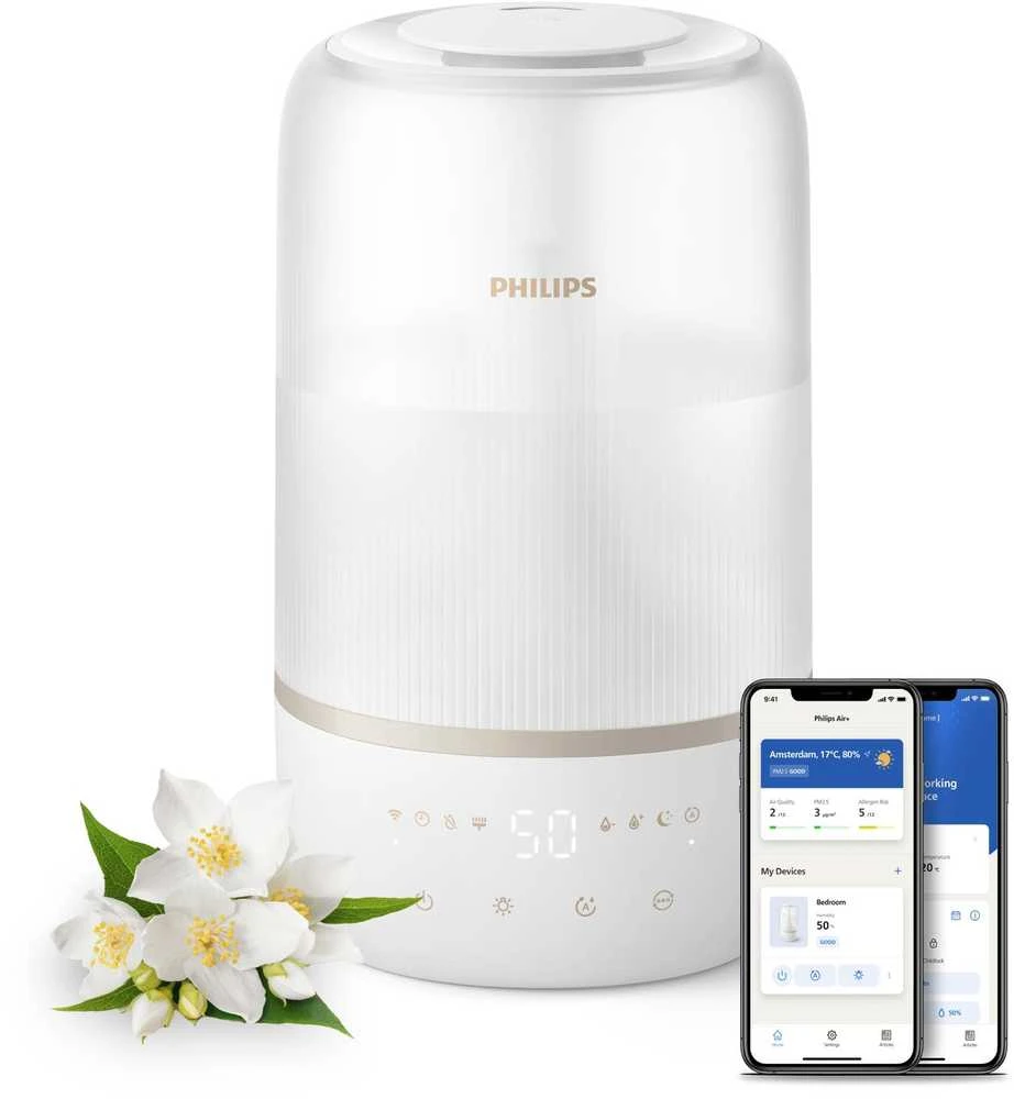 Oro drėkintuvas Philips 1000 serija, iki 41 kv. m, Baltas
