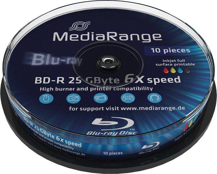 MediaRange BD-R 25 GB 6x10 VNT (MR500)
