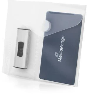 Pendrive MediaRange Dėklas na pendrive su 2 przegródkami, su otworami do segregatora, 10 vnt (BOX986)