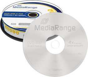 MediaRange DVD + RW 4.7 GB 4x 10 vienetų (MR451)