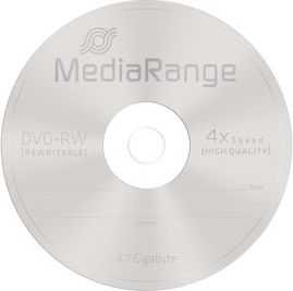 MediaRange DVD + RW 4.7 GB 4x 10 vienetų (MR451)