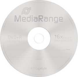 MEDIARANGE MR453 - DVD+R - 120 mm - torto dėžutė - 10 vnt. - 4,7 GB