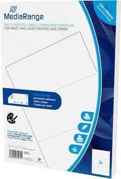 MediaRange Etykiety balta 210x99mm 150 vnt (MRINK142)