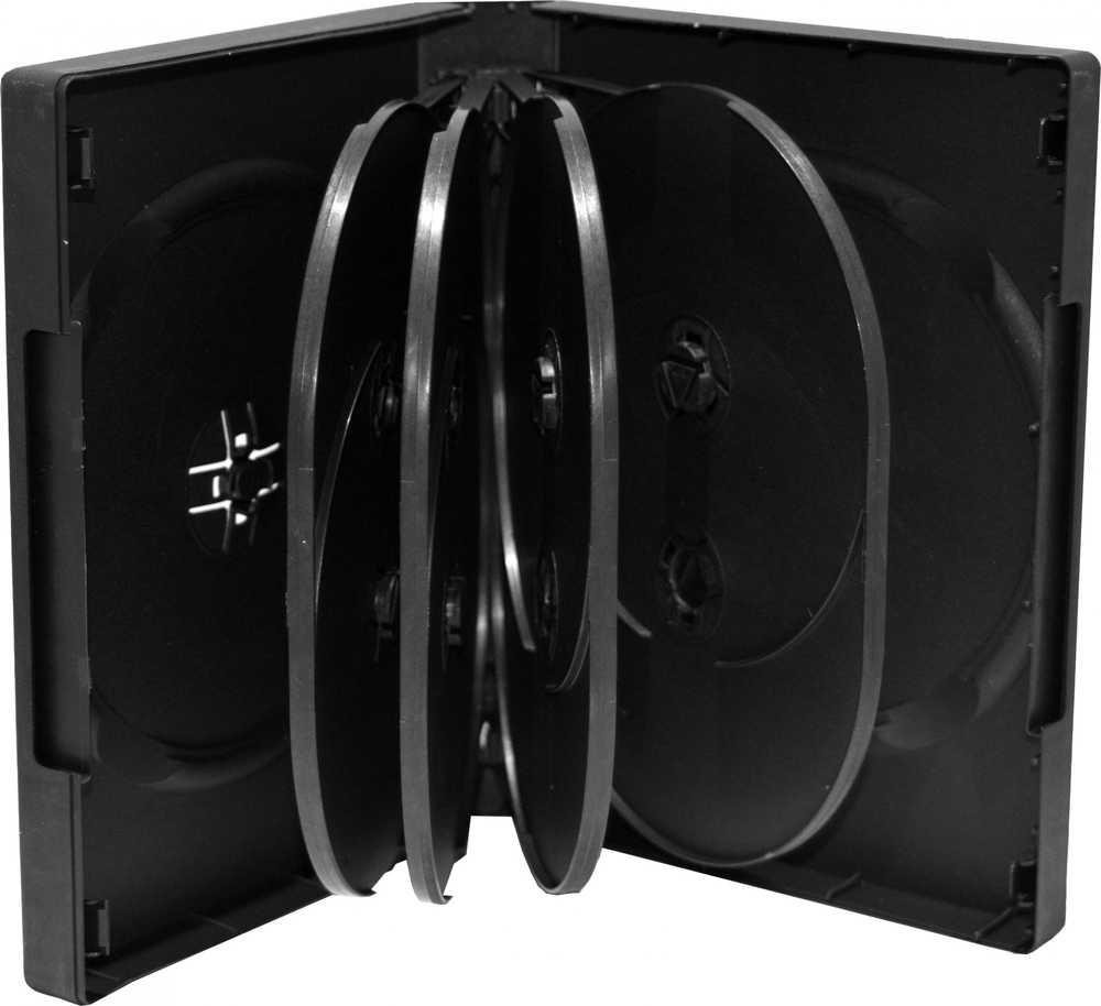 MediaRange MediaRange BOX35-10 CD dėklai DVD dėklas 10 Juodas diskų