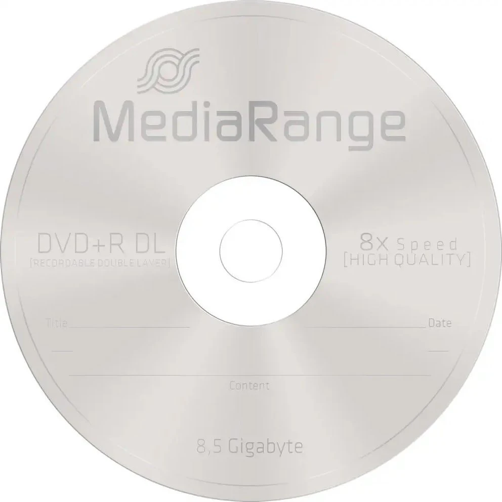MediaRange DVD+R 8.5GB 100vnt 8x Double Layer