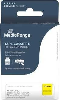 MediaRange MediaRange juosta apytiksl. Brother TZ-C31/TZe-C31 12mm 8m juoda