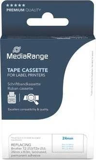 MediaRange MediaRange apytiksl. Brother TZ-253/TZe-253 24mm 8m bl