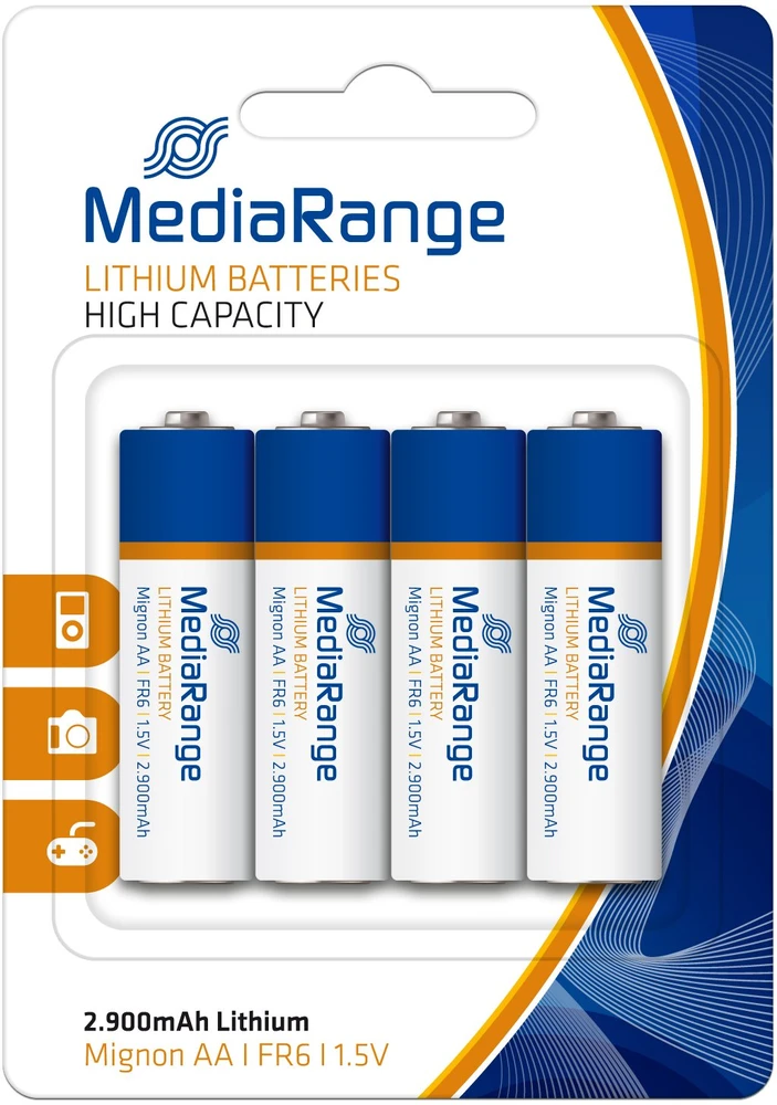 „MediaRange MediaRange MRBAT154“ buitinė baterija Vienkartinė AA ličio baterija